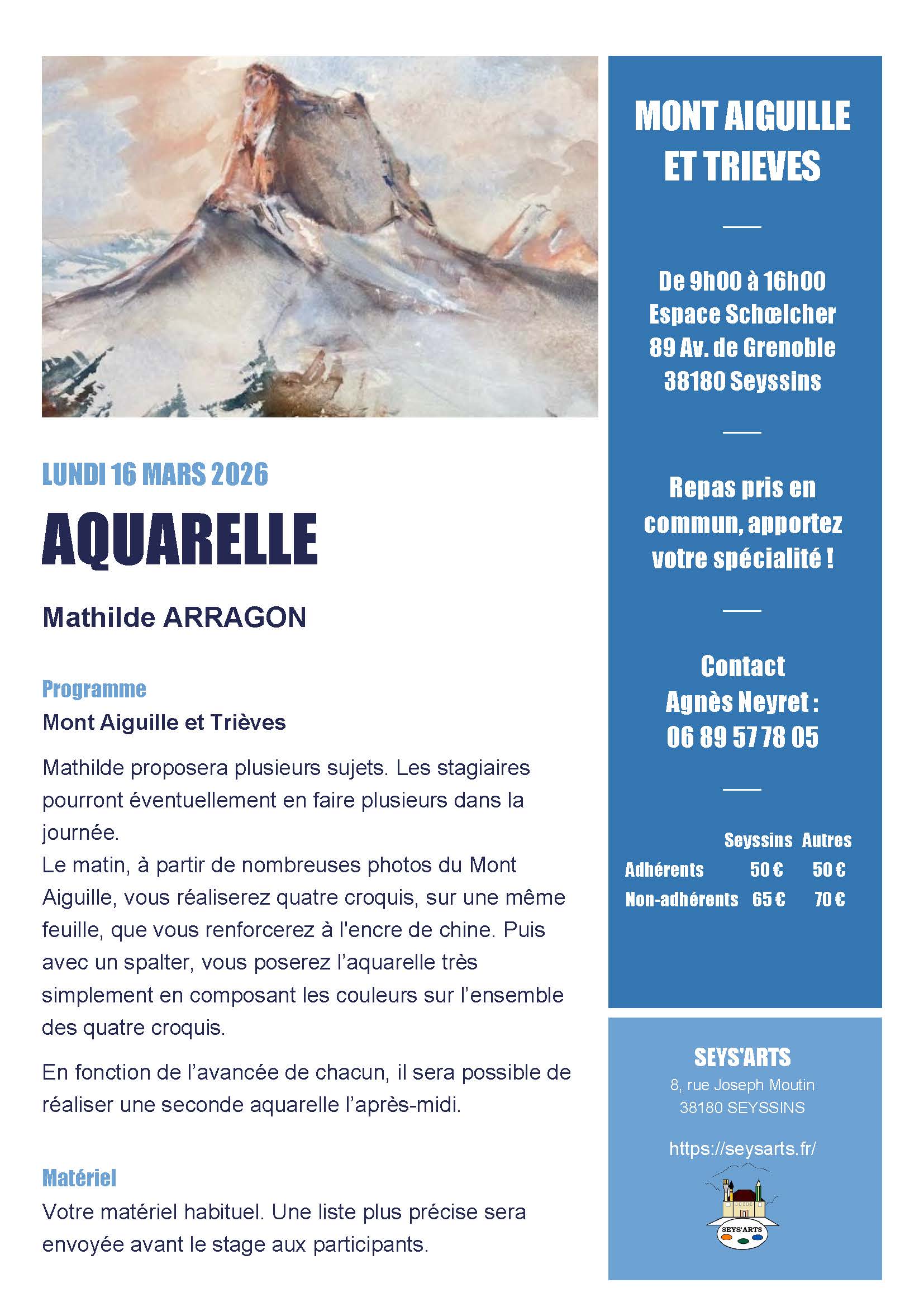 Cliquez ici pour agrandir l'image Stage de Mathilde Arragon